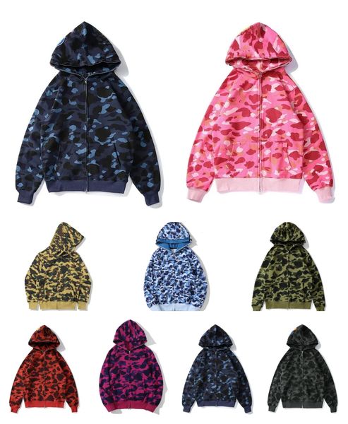 

Mens Designer Hoodie sweater mens women Sweetwear Jacket Camouflage Hoody Hooded Sweatshirt zipper streetwear Christmas camouflage hoodies coats