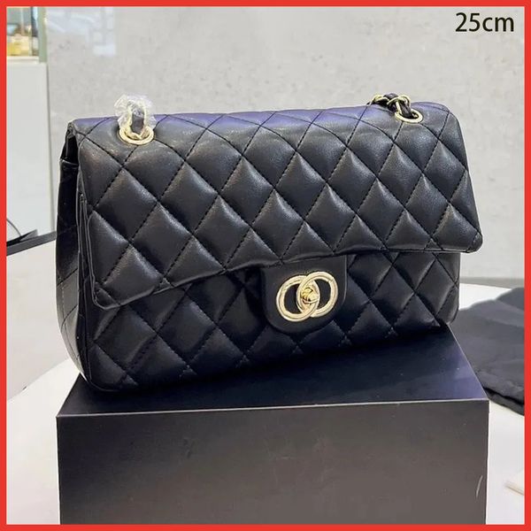 

Baby Diaper Bag Luxurys Tote Bag Designer Bag Dame Hot Popular 10A Quality Handbags Channel Flap Tote Classic Famous Brand Crossbody Shoulder Bag Multi-function Bag, 1 gold buckle