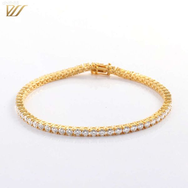 

Provence Jewelry Wholesale Tennis Bracelet Round Brilliant Cut Cubic Zircon 925sliver Bracelet Trendy Style