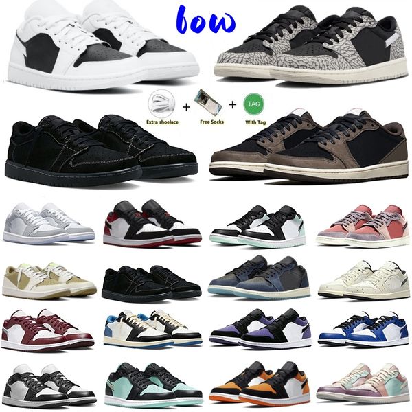 

Jumpman 1 Mens Basketball Shoes 1s Low Reverse Royal Golf Olive Multi Pastel Bred Toe Midnight Fragment Grey Phantom Shadow Womens Trainers Sports Sneakers size36-45, 34