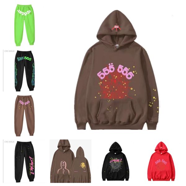 

Spider hoodies designer mens Pullover Young Thug 555555 trapstar Men Women High Quality Foam Print spider luxury womens Sweatshirt tracksuit Wholesale Price, 18
