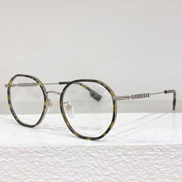 

Designer Mens and Womens Optical Eyeglasses Fashion Classic Metal Frame Circular Frame Mirror Legs with Metal Symbol Transparent Glasses Vacation Driving BE1390