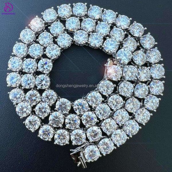 

Factory Custom Cheap Low Price 4mm Moissanite Square Tennis Chain
