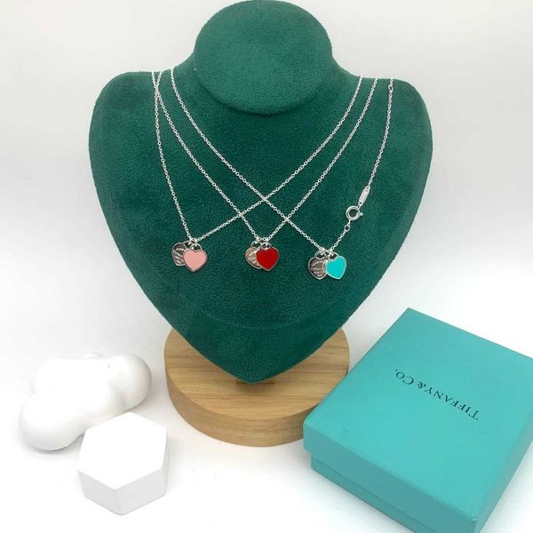 

Tiff Necklace Designer luxury fashion jewelry 925 All Body Sterling Silver Versatile Women's Round Bead Love accessory