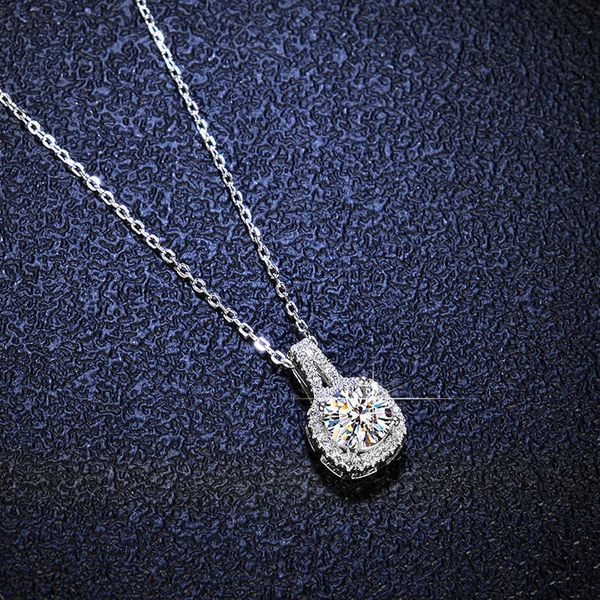 

Tiff Necklace Designer luxury fashion jewelry S925 Sterling Silver Pendant mosan women's T square Diamond accessory