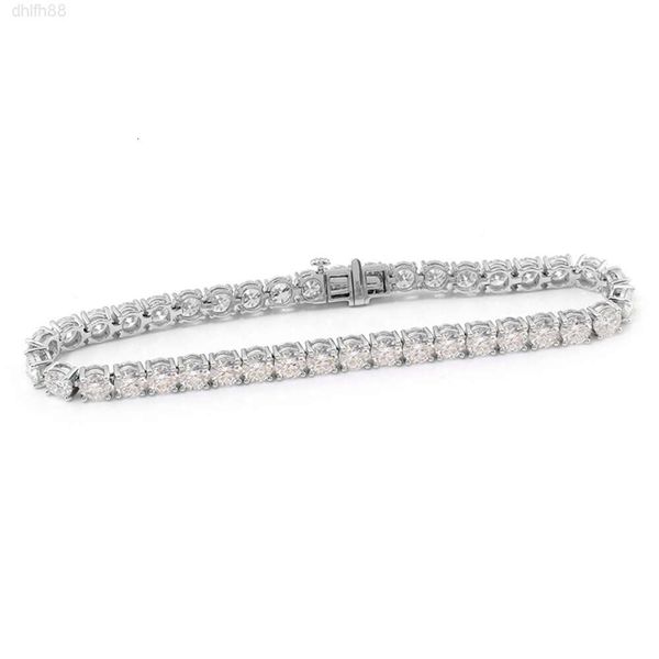 

14k Gold Moissanite Tennis Bracelet with 4.5mm Vvs Moissanite for Female Jewelry