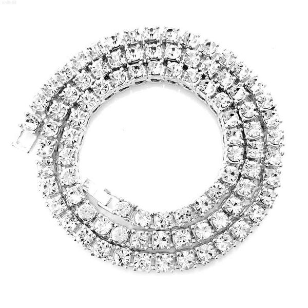 

14k Gold Iced Out Vvs Lab Grown Men Diamond Tennis Necklace Chain Price