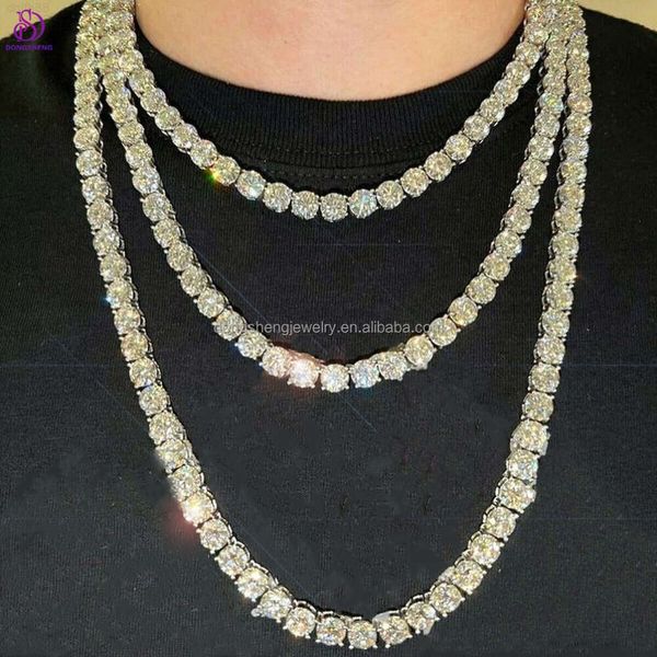 

Promotional Oem Reasonable Price Moissanite 10k Solid Gold Bead Tennis Chain