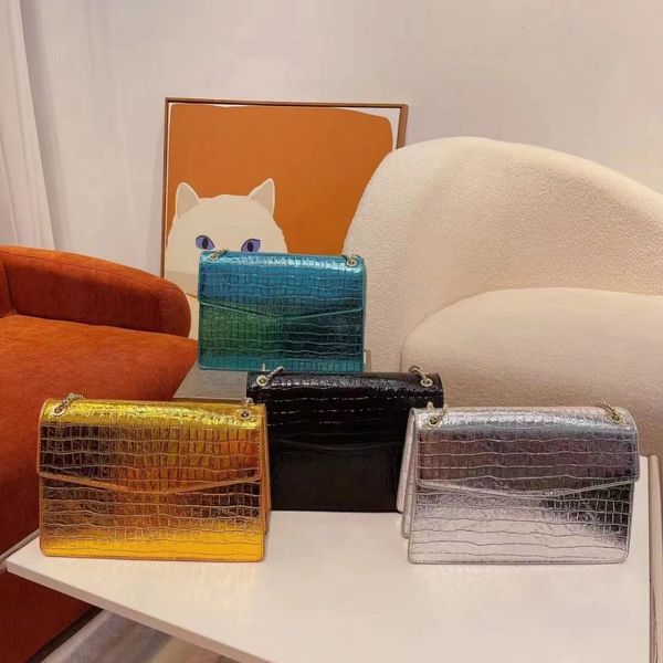 

Designer original snake head bag limited edition cowhide envelope snake love series chain square bag lined with imported leather size :25-10-17 cm, Yellow