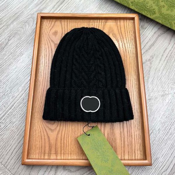 

Mens Women Designer Skull Caps Fashion Letters Embroidery Knitted Beanie Cap Winter Wool Hat for Man Woman Multi Colors, Light grey