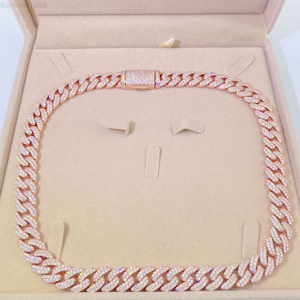 

Luxury Simple Hip Hop 13mm Bold Sterling Silver Gold Plated Cuban Necklace