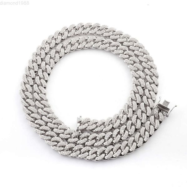 

Bling Diamond Chains Necklace Mens Cuban Link Chain Necklaces Hip Hop High Quality Personalized Jewelry for Women Men Kimter