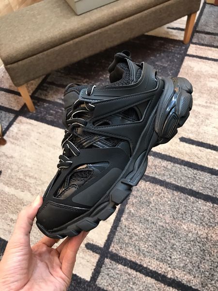 

Mirrored Quality Designer shoes Men Women Casual Shoes Track Triple Sneakers Tess.s leather Trainer Nylon Printed Platform trainers Paris shoes with box dust bag, 10