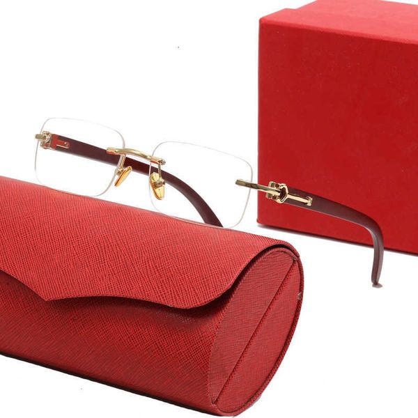 

New wood grain mirror leg metal sunglasses irregular square trend Sunglasses 5HK7