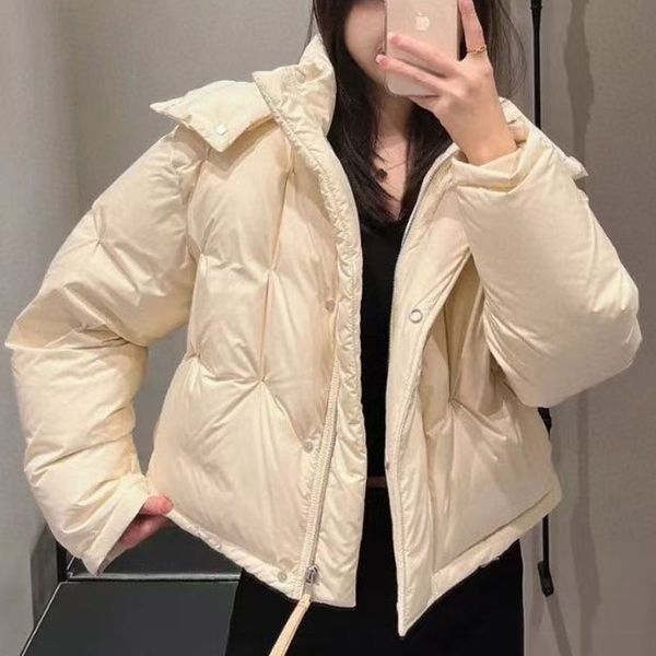 

Mens Jacket Women Down hooded Warm Parka Female Puffer Jackets Letter Print Clothing Windbreaker Winter Brand Couple designer Coat