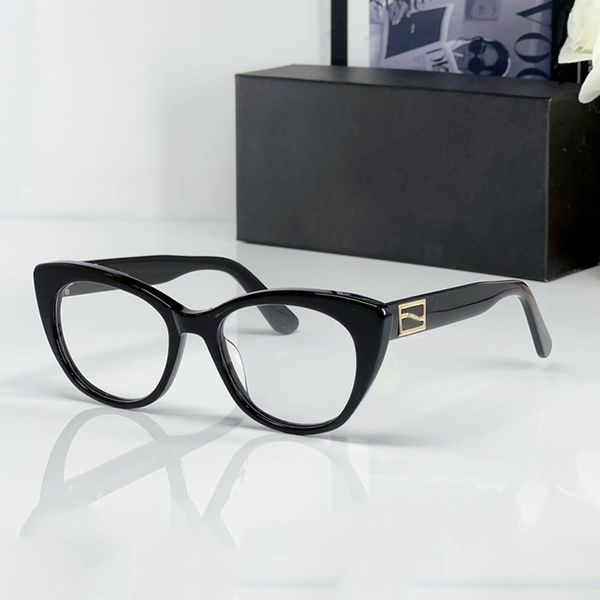 

Men Designer Optics Eyewear High Quality Fashion Daily Ladies Acetate Frame Oval Frame Side Metal Logo Transparent Glasses Driving Conference Work Belt Box 3390