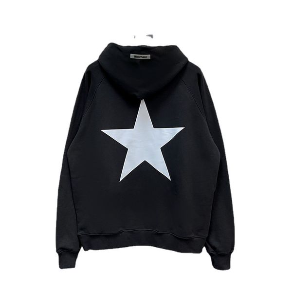 

Couple Essen Sweatshirts Women Hooed Essent Men Pullover Hoodies Pentacle Printing Fog Man  Oversize Black, White