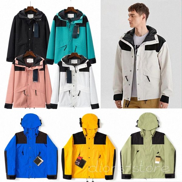 

Designer New Men Women Outdoor Faced Interchange North Jacket Parkas Waterproof and Windproof Outerwear Jackets Asian Size, 11