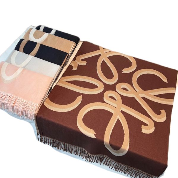 

Loewe luxury Cashmere scarf designer shawl Geometric Print Top Quality Warm Autumn Winter Christmas New Year Birthday Gift 2023classic