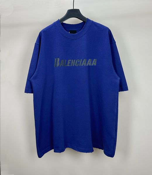 

Mens Tees Polos Crew T-shirts Oversize Neck Embroidered or Printed Polar Style Summer Wear with Street Pure Cotton