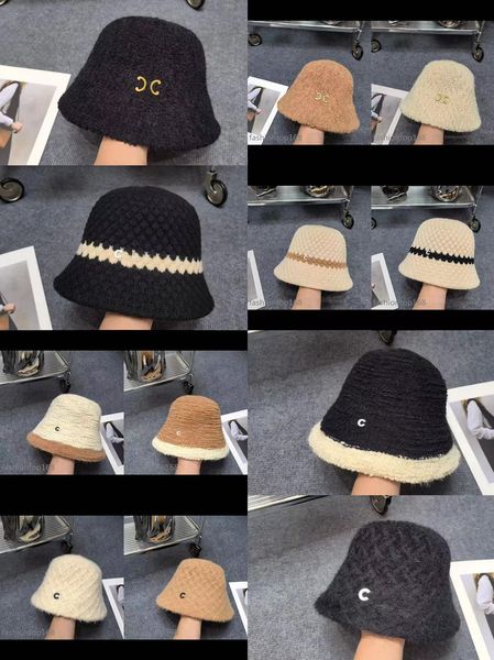 

CE Bucket Hats beanie Wide Brim Hats hat winter hat luxury Letter brand casual blending cotton fashion street hats metal casquette for men women fitted hats, Multi