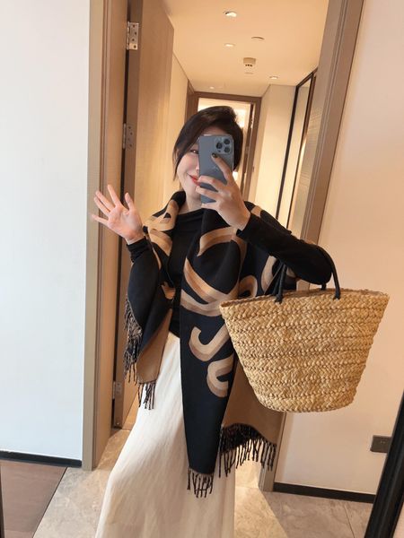 

Loewe luxury Cashmere scarf designer shawl Print Top Quality Autumn Winter Christmas New Year Birthday Gift