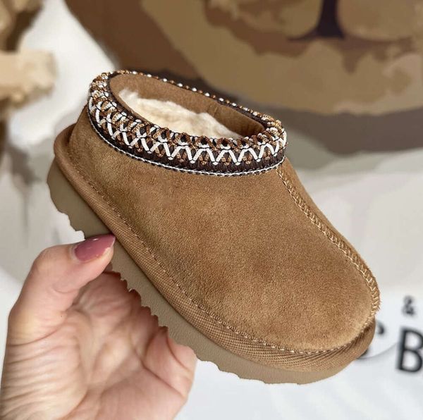 australia Kids Toddler Tasman II Slippers Tazz Baby Shoes Chesut Fur Slides Sheepskin Shearg Classic Ultra Mini Boot Winter Mules Suede Booties
