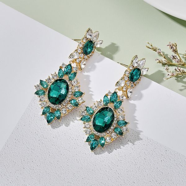 

Designer Jewelry Earrings Vintage Green Gemstones Earrings Top-quality MoonRiverJewel Christmas Birthday New Year