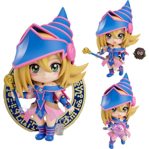 Finger Toys #1596 Yu-gi-oh Duel Monsters Anime Figure Dark Magician Girl Action Figure Adult Collectible Model Doll Toys Gifts