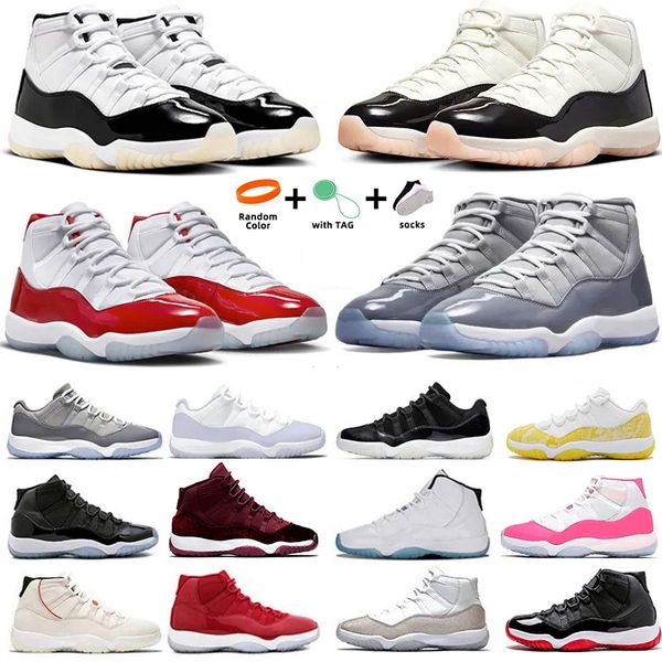

Jupman 11 Cherry 11s Men Basketball Shoes Gratitude Neapolitan Bred Midnight Navy Gement Cool Grey Yellow Snakeskin Gamma Blue UNC Womens Trainers Sports Sneakers, Color#46