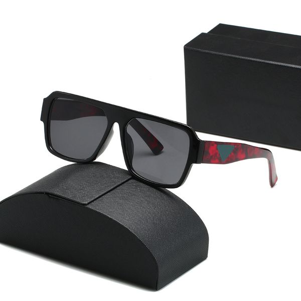 

Big Frame Designer Sunglasses Women Man Goggle Beach Sun Glasses Fashion Frame Black Sun Shades Eyeglasses Optional Eyewear with Package