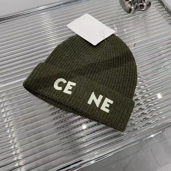 

Designer Beanie Winter Knitted Woolen Hat Women Knit Thick Warm Beanies Hats Female Bonnet Beanie Caps 12 Colors 22 Bonnet Hat, 10#