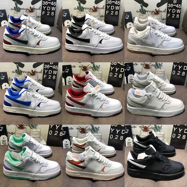 

Leather mens basketball shoes classic designer shoes women's low-top sneakers fashion retro skate shoes outdoor non-slip casual shoes comfortable breathable flats, 12