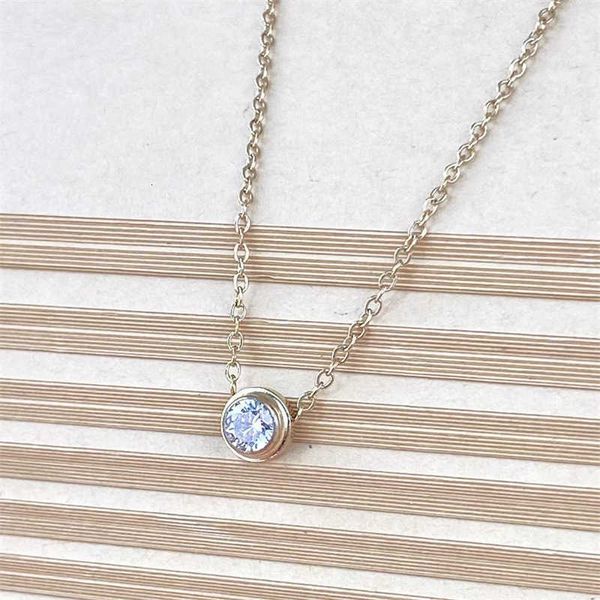 

Necklace Designer Fashion Charm Jewelry ox horn simple titanium steel inlaid Zircon Pendant Necklace stainless steel non fading jewelry Christmas Gift