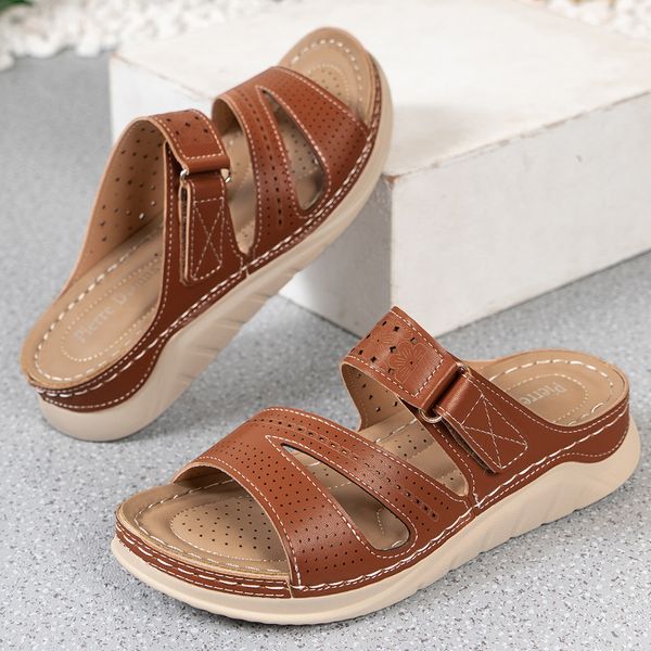 

shoe Women's casual shoes, women's sandals, Brown