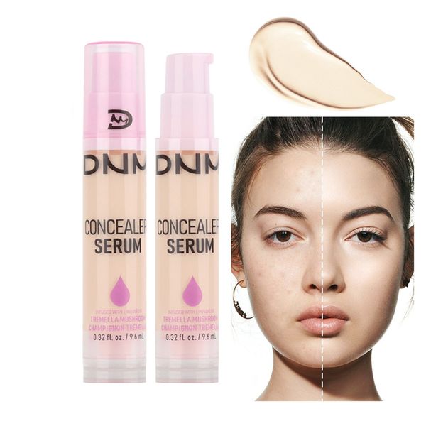 

Waterproof Liquid Concealer Serum for Women Lightweight Warm Peach Cream Concealer Oil-Free Moisturizing Foundation for Correcting Tattoo Cover Up, Mixed color