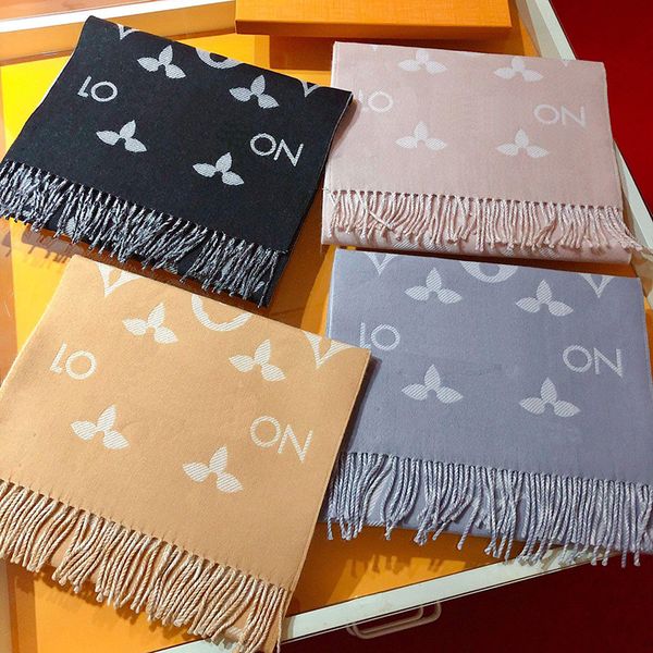 

2024 New Top Wool Scarfs Designer Scarf Autumn And Winter Men Women Warm Comfortable Touch Senior Process Fashion Versatile Size 34X180cm AQFH