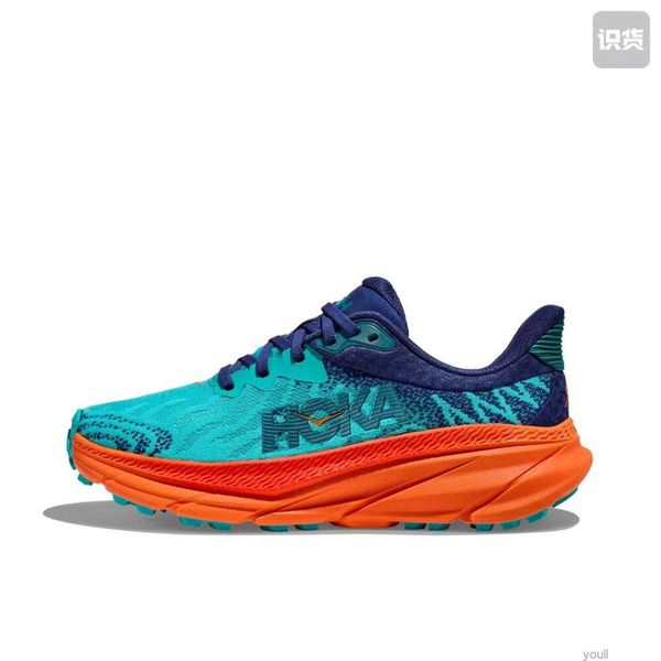 

Hiking shoes Outdoor running shoes Challenger 7 2024 Summer New Casual Versatile Shock Absorbing Running Shoe, Blue orange