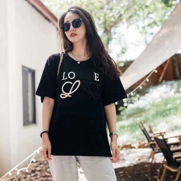 

New Casual Fashion Women T-shirt Loose Round Neck Pullover Printing Knits Patchwork Japan Korea Style Elegant Chic Lady T-shirt, White