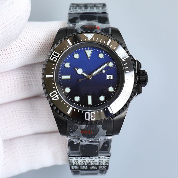 

Luxury mens watch Sea Gradient dial 44m Dweller Watch sapphire 904L stainless steel Automatic Mechanical waterproof luminous Montre De Luxe watches 007 watch, Box