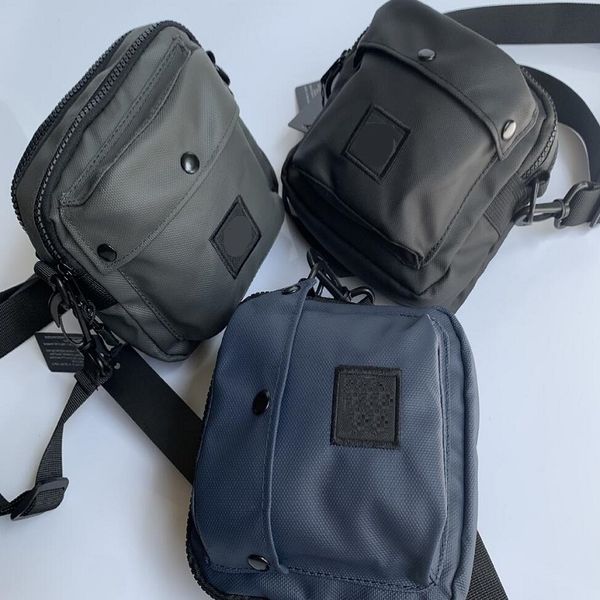 

Men Shoulder Crossbody Small multi-function Cell Phone Single Lens Tote Bag Chest Pac Waist Bags Black Blue grey, Multi-color