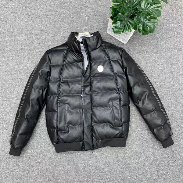 

Man Jackets Down Parkas Coats Bomber Long Sleeves Outwear Thick Downs Tops Shirts Puffy Jackets Coat -4XL, Black1