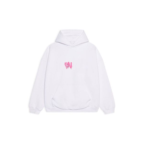 

Fashion Casual Top Red Graffiti Men's and Women's Sweater with Logo Hooded Sweater Long Sleeve White Black S-XXL, #4 black tshirt