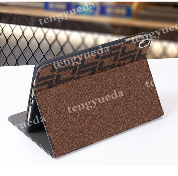 

Fashion Designer Tablet PC Cases for ipad pro11 10.9 10.2 10.5 Size Air123 ipad5 6 7 8 9 10 mini4-5-6 TPU Leather Print Letters Support Holder Cover