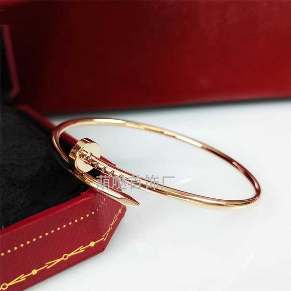 

Nail Bracelet Designer Fashion Charm Jewelry High end Bracelet Fine Edition Diamond Zircon Nail Bracelet Ring Luxury Style Bracelet Female Christmas gift jewelry