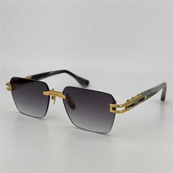 

For Sunglasses Women and Men Summer META-EVO ONE Style Anti-Ultraviolet Retro Plate Square Frameless Glasses Random Box DTS RU9X