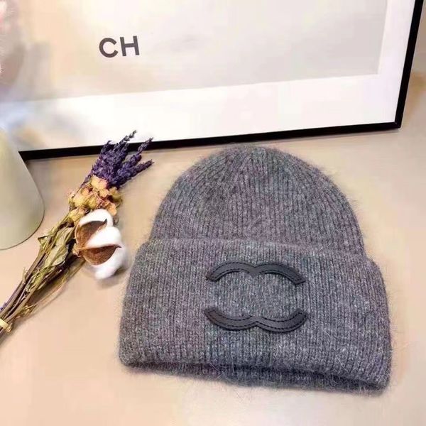 

Designer Beanie Temperament Versatile Knitted Warm Design Bonnet Hat, N0 13