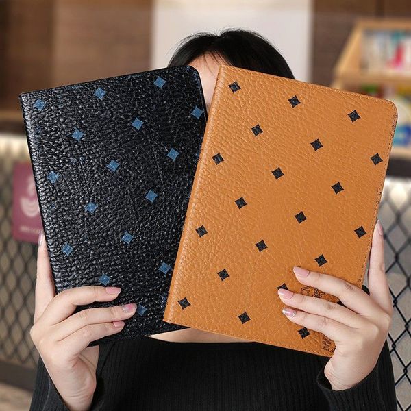 

Fashion Designer Tablet PC Cases for ipad pro11 10.9 10.2 10.5 Size Air123 ipad5 6 7 8 9 10 mini4-5-6 TPU Leather Support Holder Cover