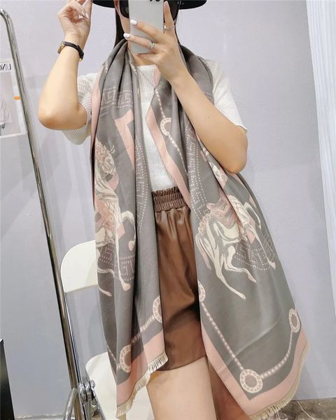 

Cashmere scarf designers Scarf Echarpe Silk Fashion Warm Designer Winter Scarf 180*65cm Brand Letter Print De