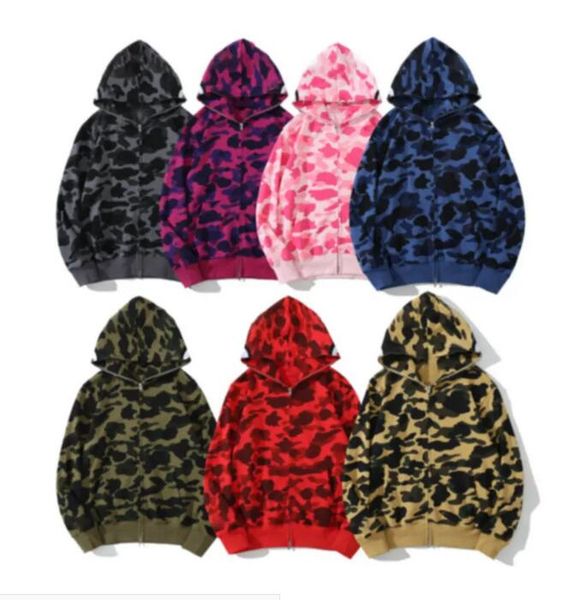 hoodie color camo hoodie sweat pants black tracksuit autumn and winter suit hoodie women mens tracksuit zip up sweater
